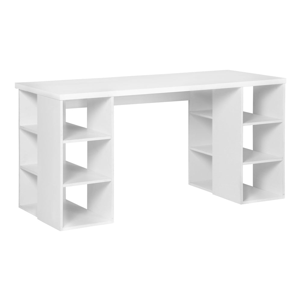 Artiss Computertisch Bücherregal Weiß 150CM