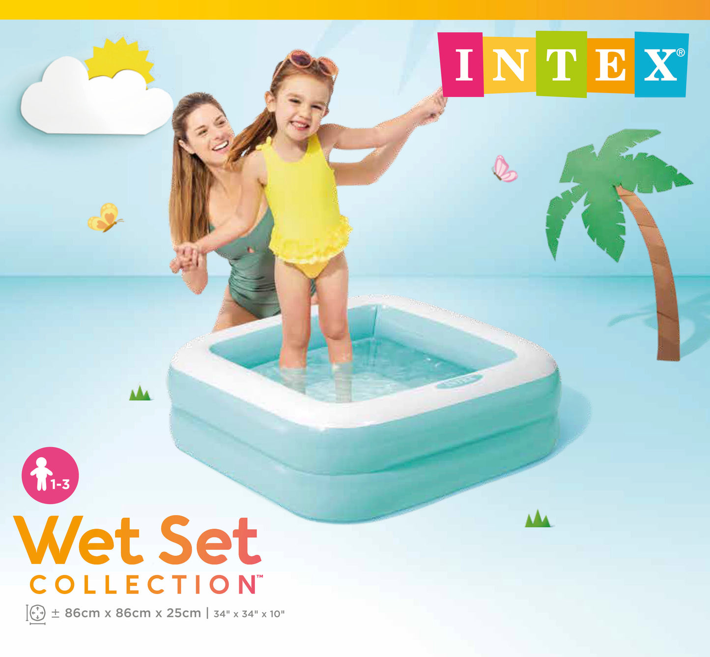 Intex Play Box Pool Pink 57100