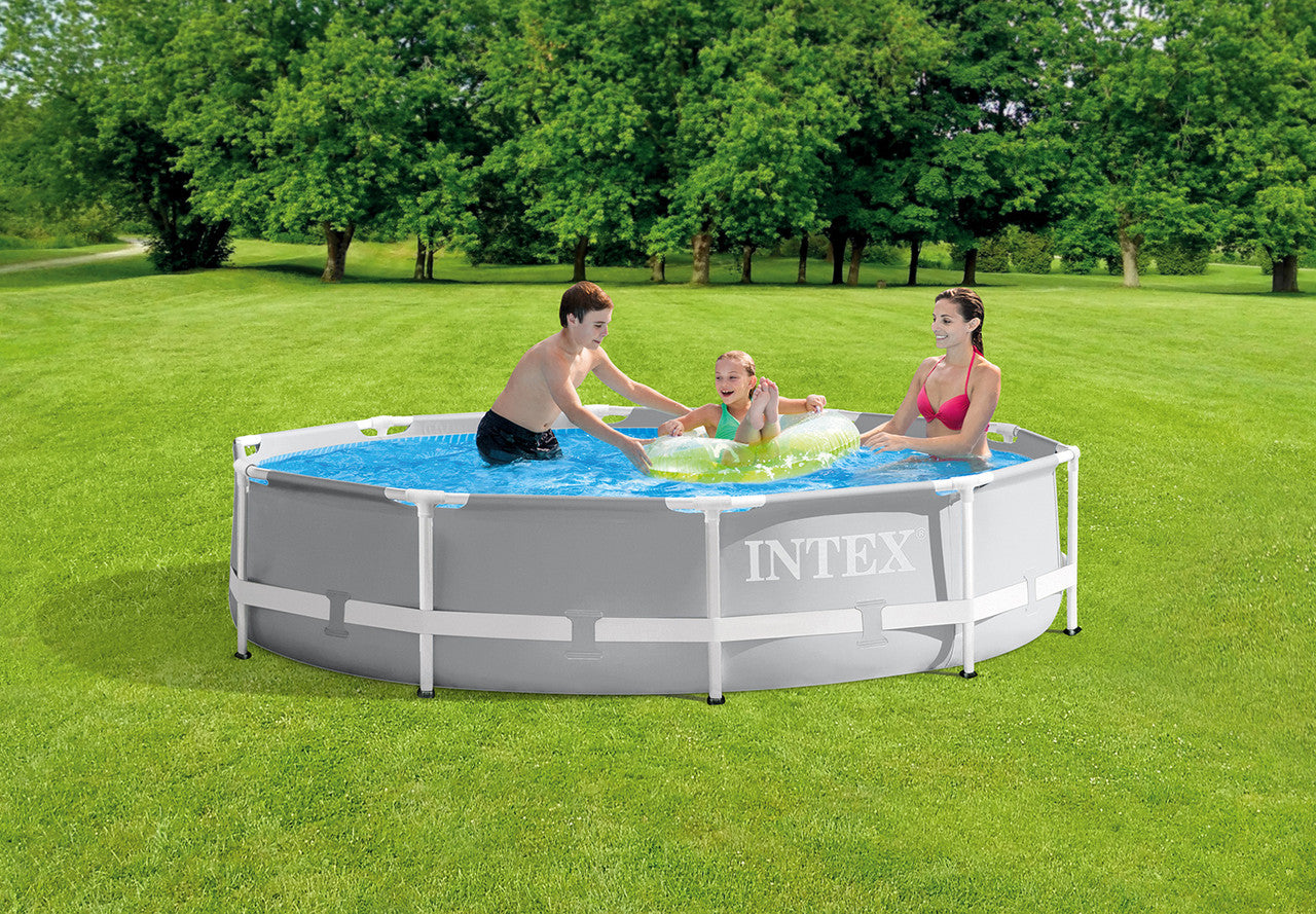Intex PRISM 10' Metal Frame Above Ground Pool - 305cm x 76cm 26702
