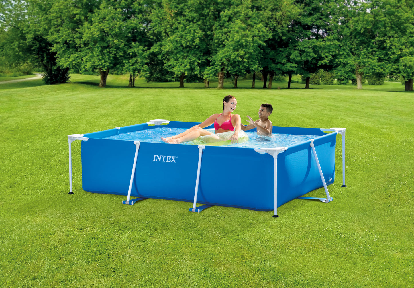 Intex Rectangular Frame Pool 2.2m X 1.5m X 0.6 28270