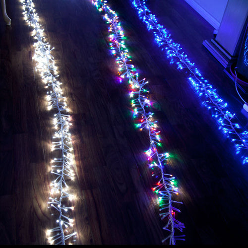 Samland LED Firecracker Effect Fairy Icicle Chaser Light for Christmas Decoration in Multi