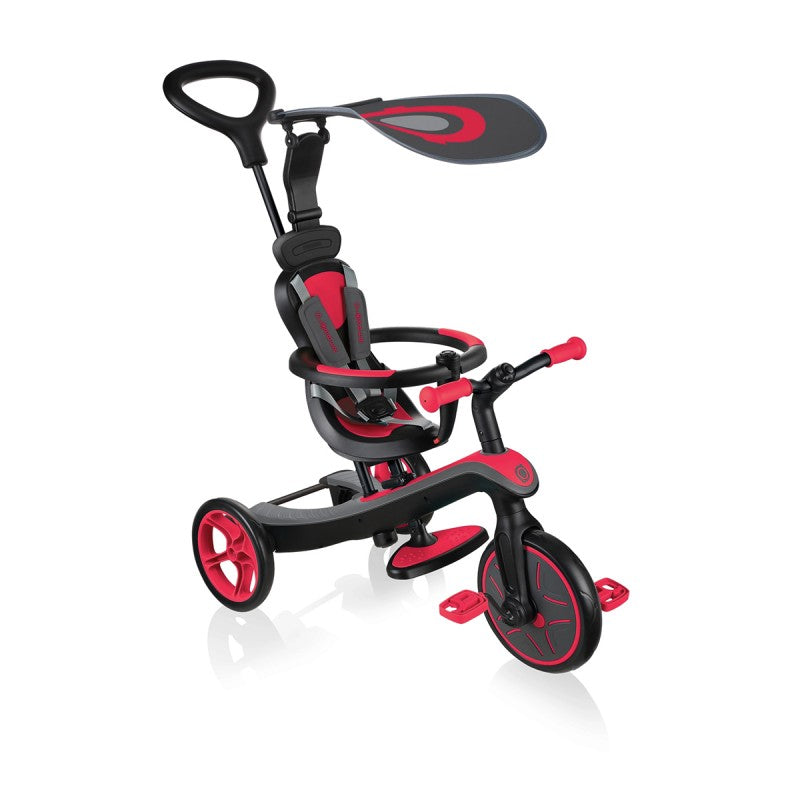 Globber EXPLORER Trike 4in1 - Red