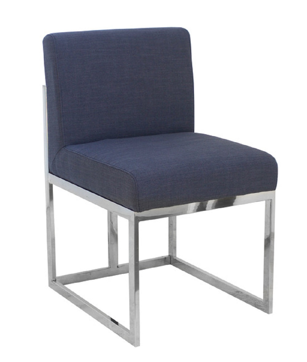 Jaxson Dining Chair Navy Blue Seat Sofa Lounge Tub 81cm