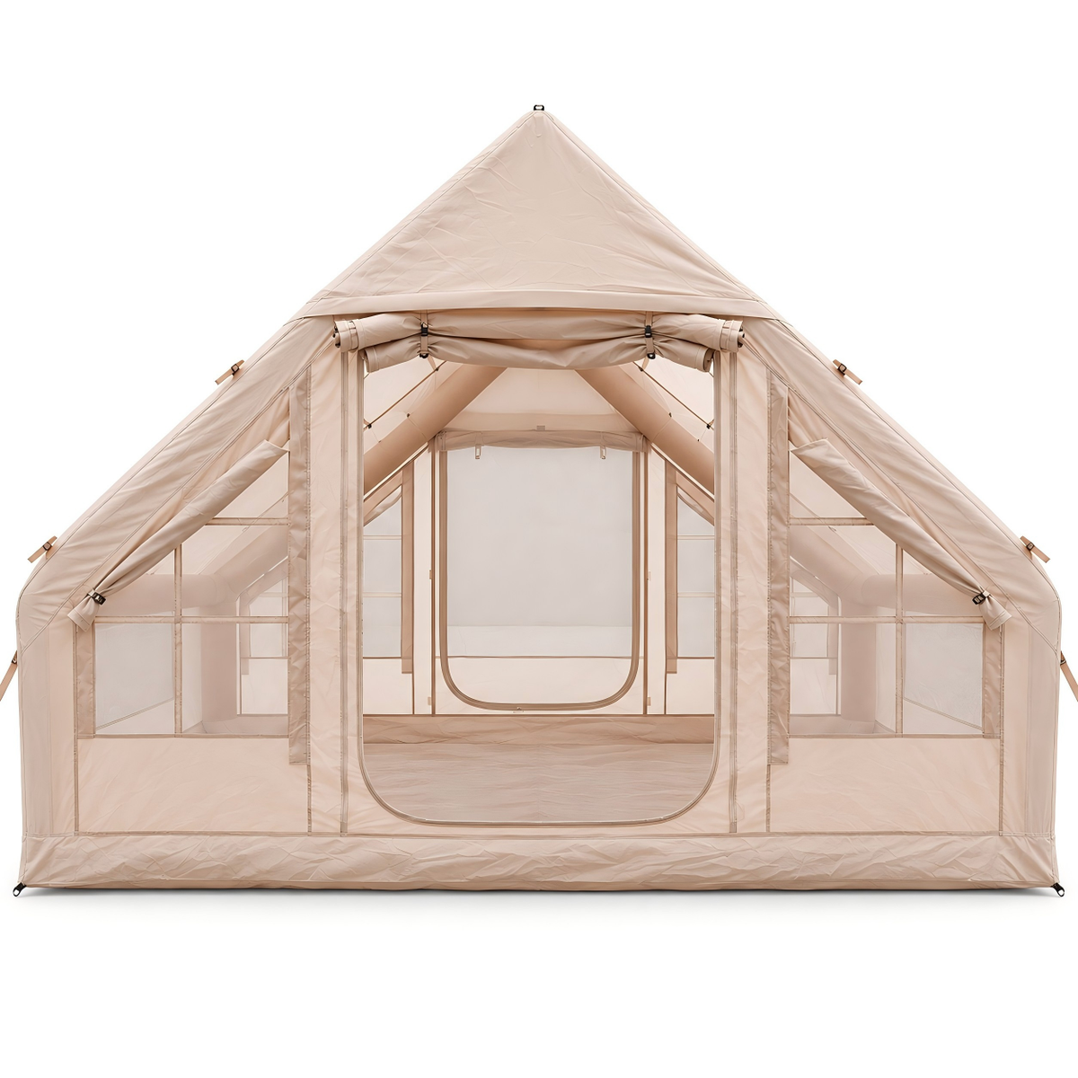 Weisshorn A-Frame Inflatable Air Tent with Mesh Windows, Family Glamping