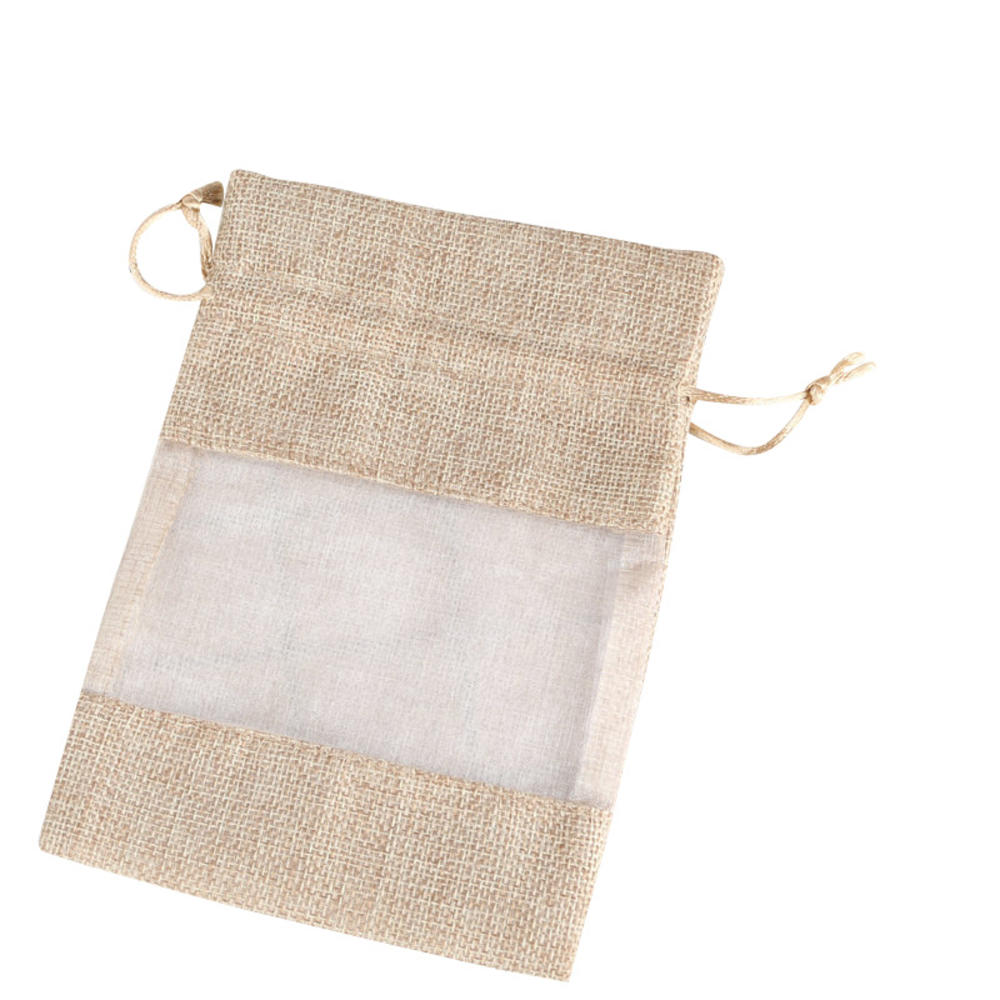 Jute Bag With Window Mesh