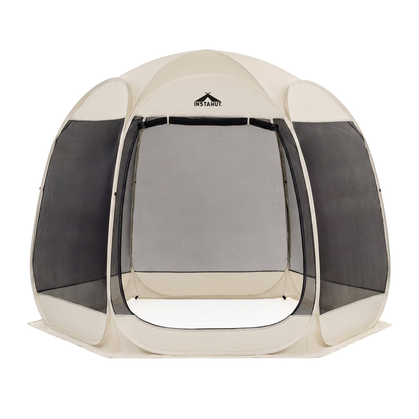 Instahut Gazebo Pop Up Tent 2.7x1.35m Outdoor Marquee Camping Screen 6 Sided
