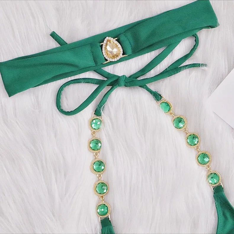Solid colour Summer Bikini Set