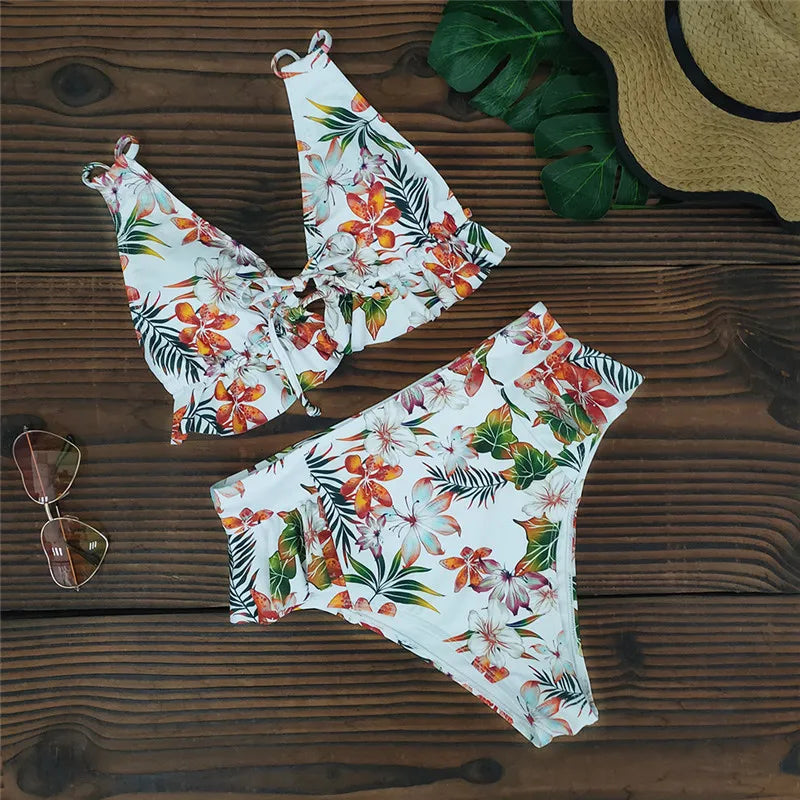 Sexy Brazilian Bikinis Women Swimsuit Padded Swimwear Halter Bikini Set Push Up Beach Wear Bathing Suit Swimming Maillot