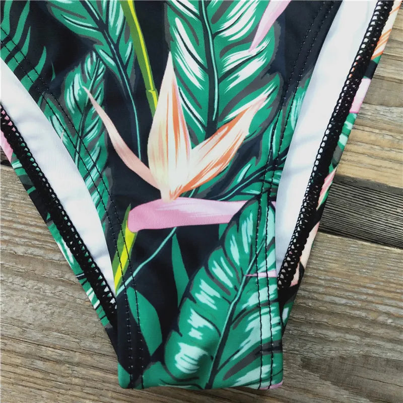 Sexy Brazilian Bikinis Women Swimsuit Padded Swimwear Halter Bikini Set Push Up Beach Wear Bathing Suit Swimming Maillot