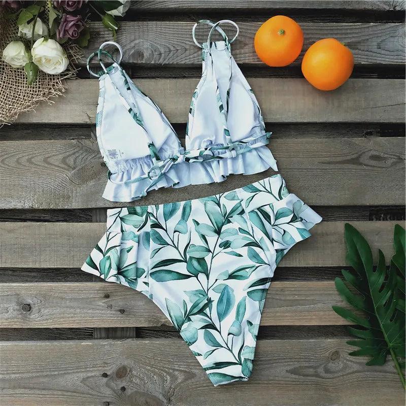 Sexy Brazilian Bikinis Women Swimsuit Padded Swimwear Halter Bikini Set Push Up Beach Wear Bathing Suit Swimming Maillot