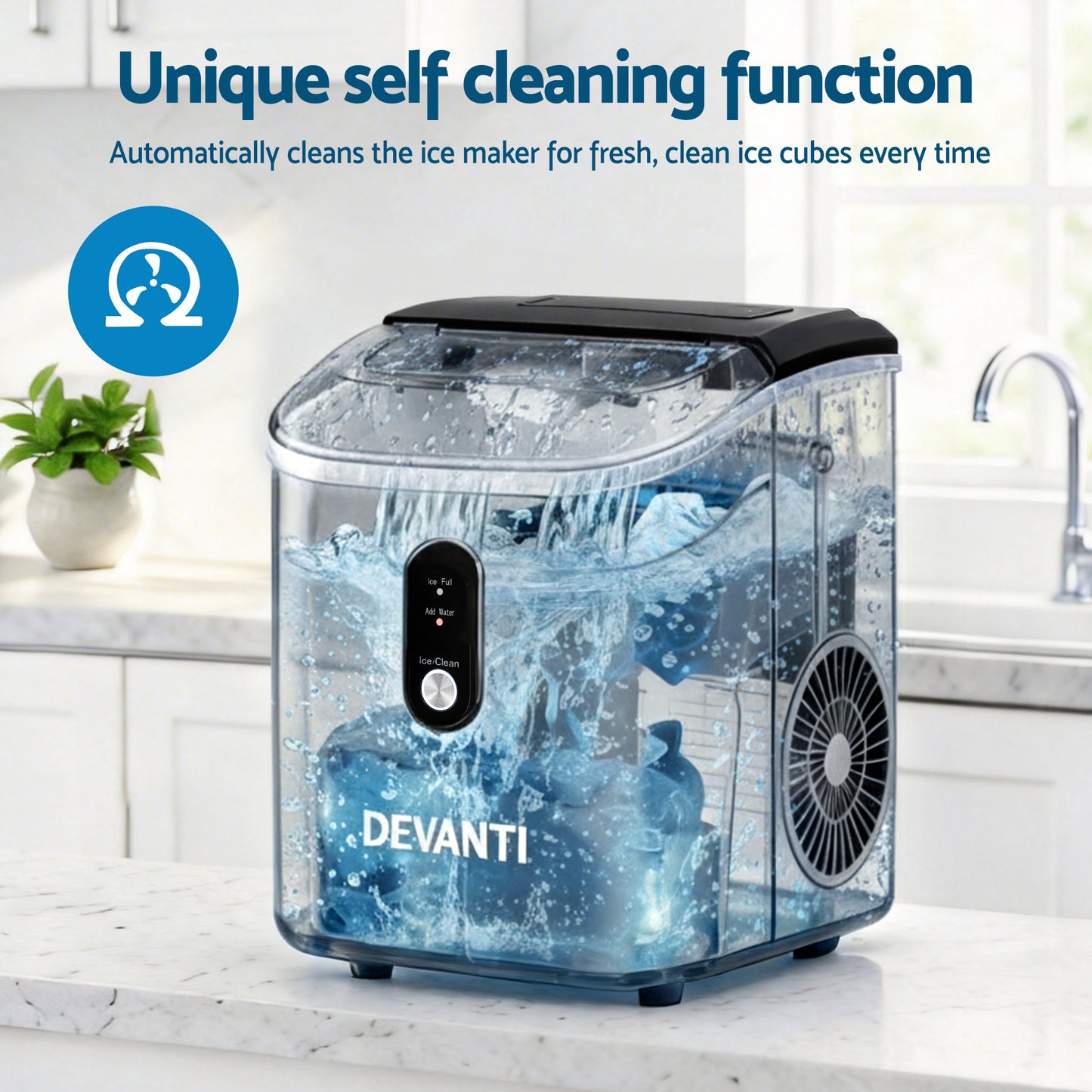 Devanti 15kg Nugget Ice Maker Machine