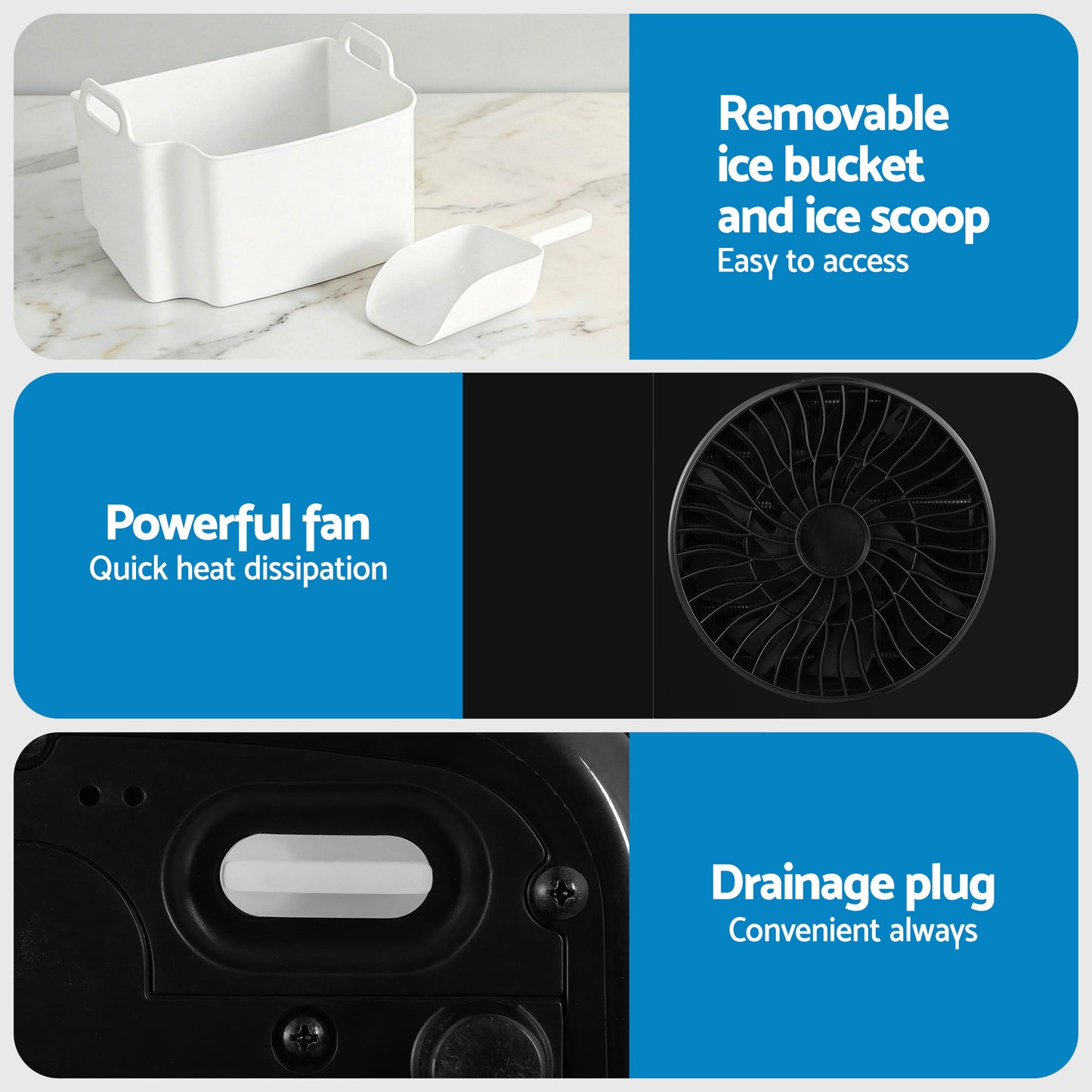 Devanti 15kg Nugget Ice Maker Machine