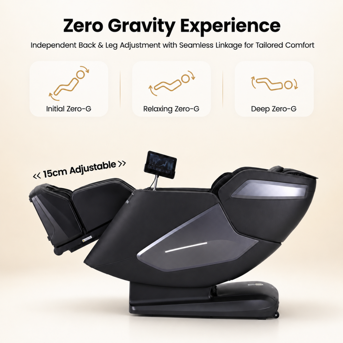 Livemor 4D Massage Chair Recliner SL Track Full Body Zero Gravity Massager Heated AI Body Scan REILY