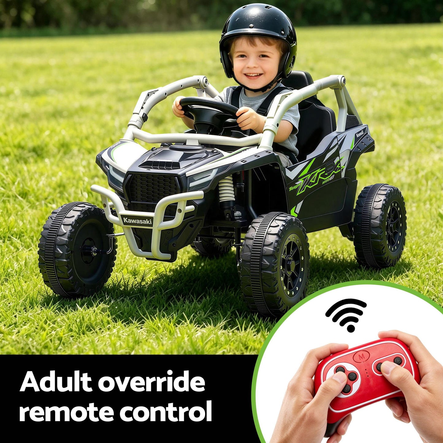 Kids Ride On Car Off-Road Licensed KRX1000 Electric Toy with Remote Control Music