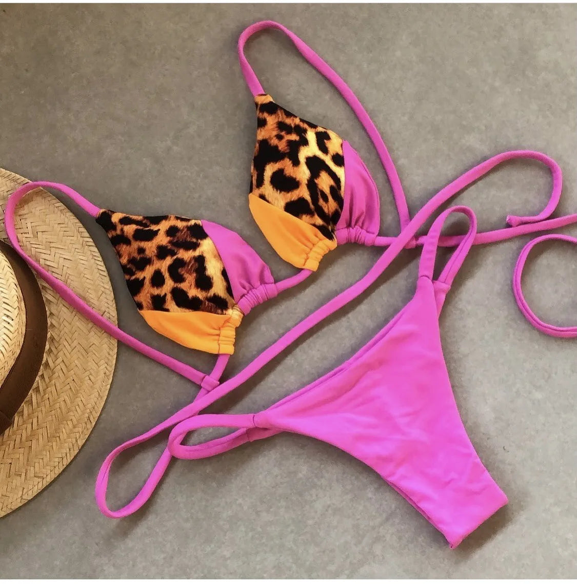 brazilian lace up push up bikini set micro swimwear designer tassels swimsuit beachwear outfit bathing suit women