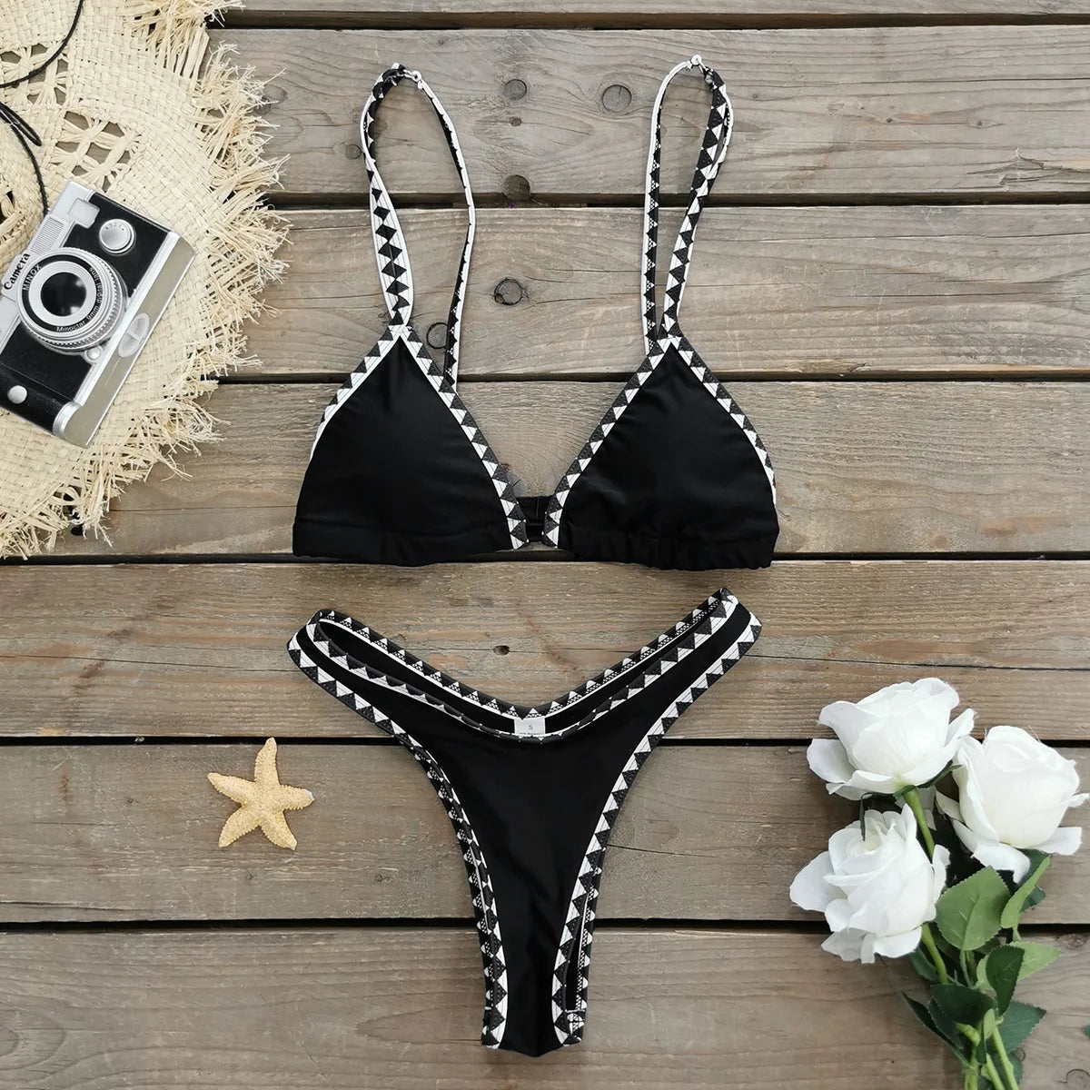 Sexy Brazilian Bikinis Women Swimsuit Padded Swimwear Halter Bikini Set Push Up Beach Wear Bathing Suit Swimming Maillot