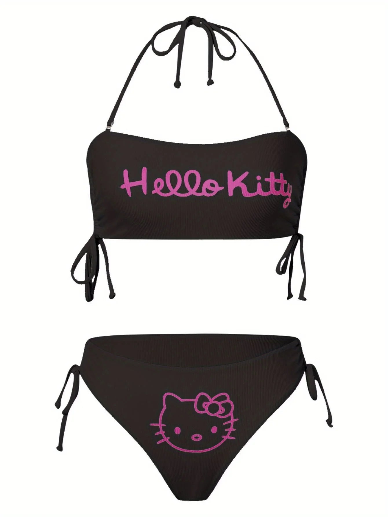 Hello Kitty Print Two-piece Swimsuit - Kids