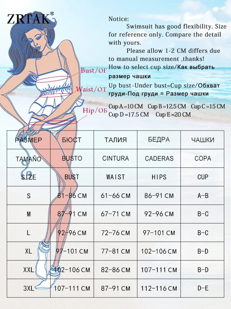 ZRTAK Triangle Lace Bikini Set Sexy Women's Swimwear 2025 Bikinis 3D Floral Print Swimsuit Micro Thong Bandage Bathing Suits