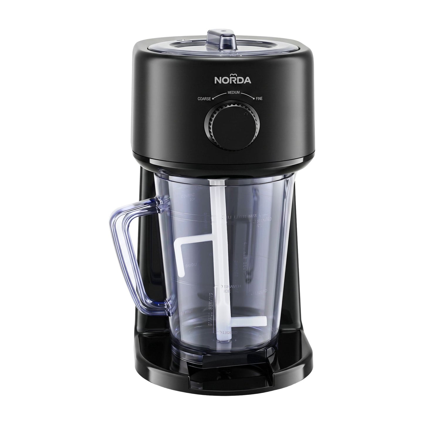NORDA 1.1L Slushie Machine Shaved Ice Maker 3 Texture Levels Black