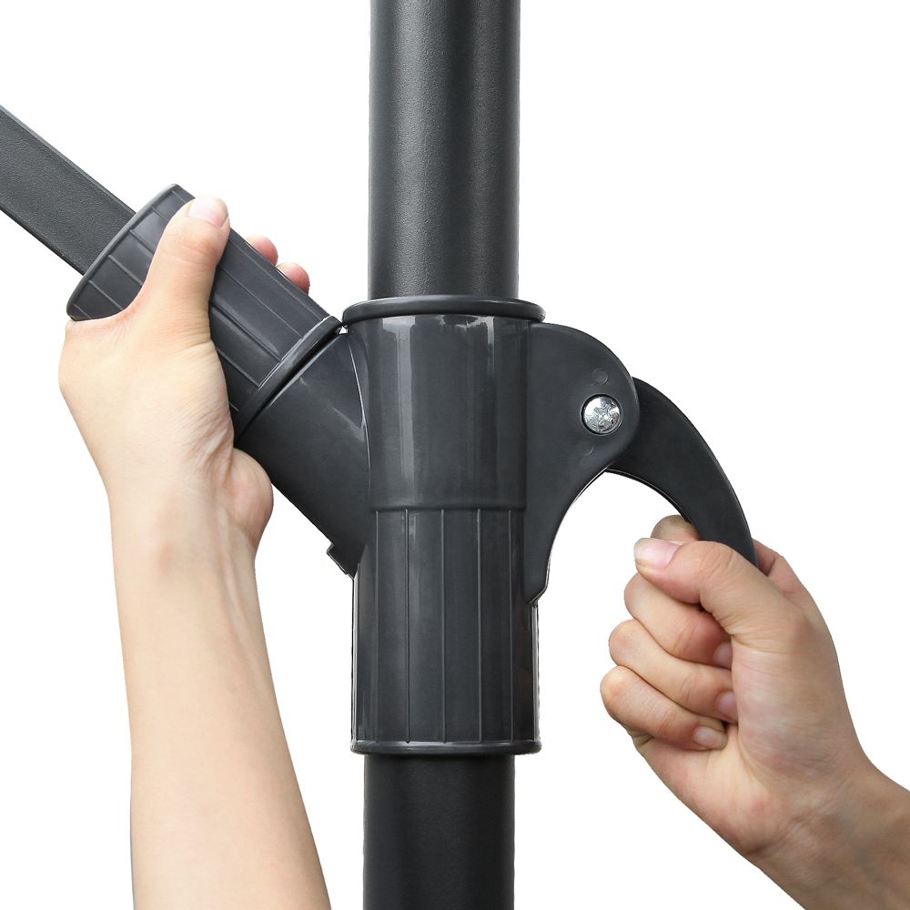 Instahut 3m Outdoor Umbrella Cantilever Beach Garden Patio Navy