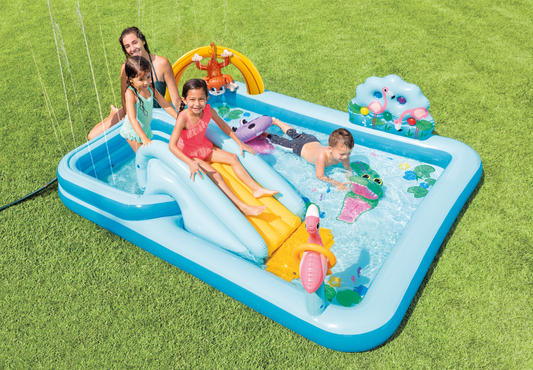 Intex Dschungel-Abenteuer Aufblasbares Spielzentrum 57161