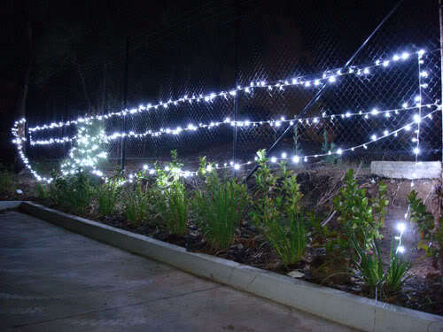 Samland 55M Long 500 LED Fairy Rope Christmas Light in Ultra White