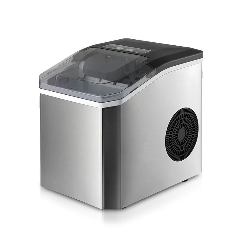 mini ice maker, household ice maker, portable ice maker, desktop ice maker, automatic ice maker, smart ice maker, bullet ice maker, dormitory ice maker, Australia, summer, small appliance, countertop ice machine - Black - Size Australian Standard