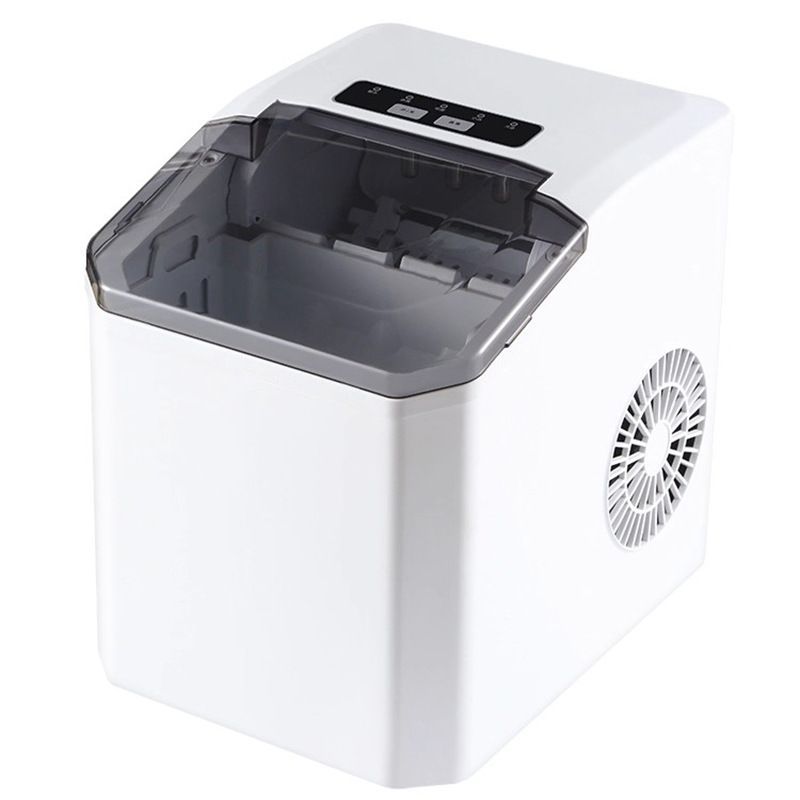 mini ice maker, household ice maker, portable ice maker, desktop ice maker, automatic ice maker, smart ice maker, bullet ice maker, dormitory ice maker, Australia, summer, small appliance, countertop ice machine - Black - Size Australian Standard