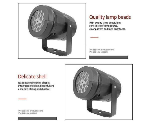 LED Christmas Projection Light Christmas Decorations Winter Wonderland Decor - Black - Size Halloween