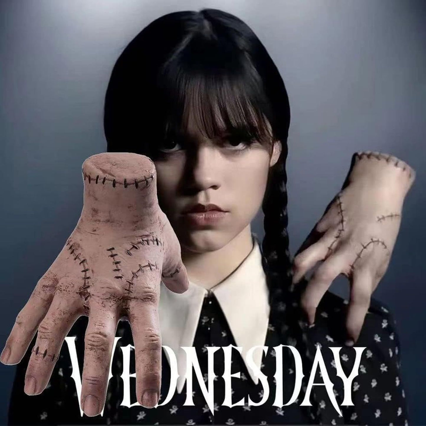 Halloween WednesdayFamily Thing Hand, Halloween Decorated Toys for Fans, Birthday Supplies, Accessories for Halloween Easter.