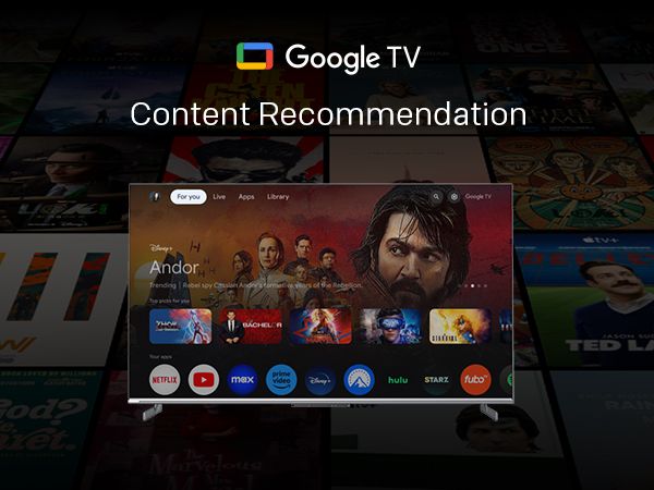 SKYWORTH 55" MagicSound Google TV, 144Hz UHD QLED+, 2.1.2 Sound, Built-in Subwoofer, Dolby Vision+Atmos, Eyecare TV, Find-my remote, Q7700G