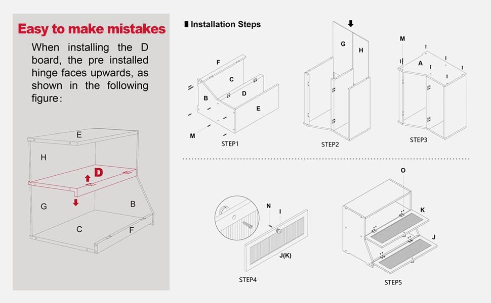CARLA HOME Double Layer Bamboo Bread Box for Kitchen Counter - Large Capacity Bread Storage Container with Clear Window, Easy Assembly, Farmhouse Style Bread Holder (White)