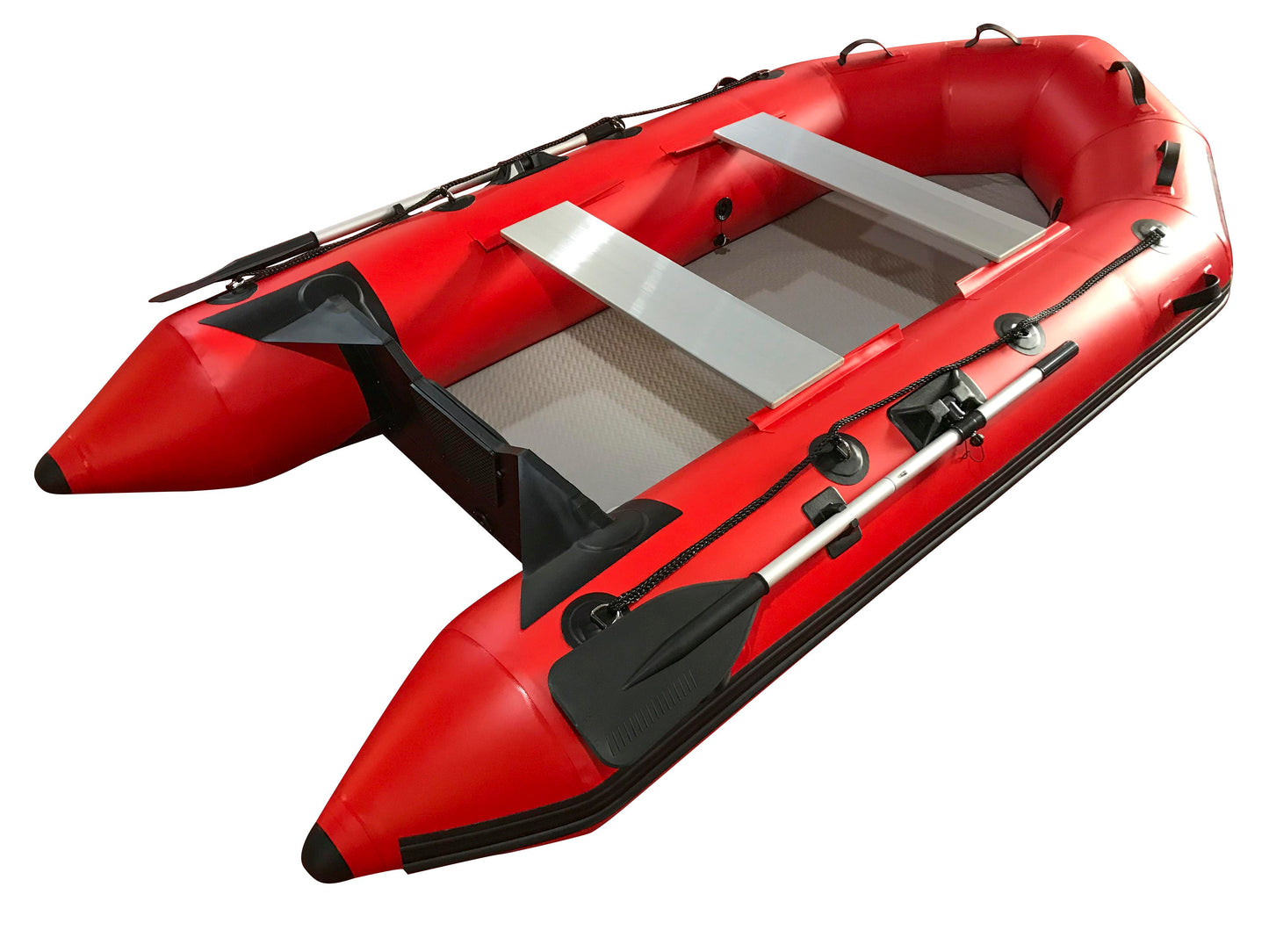 3m aufblasbares Schlauchboot Beiboot Ponton Rettungsboot - Rot