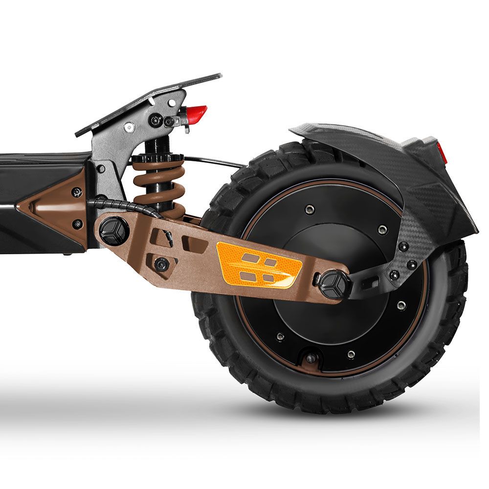 VALK Ego 8 Electric Scooter, 500W, AU Compliant, 48V 13Ah, 55km Max Range, eScooter for Adults, Foldable, Off Road, Black/Bronze