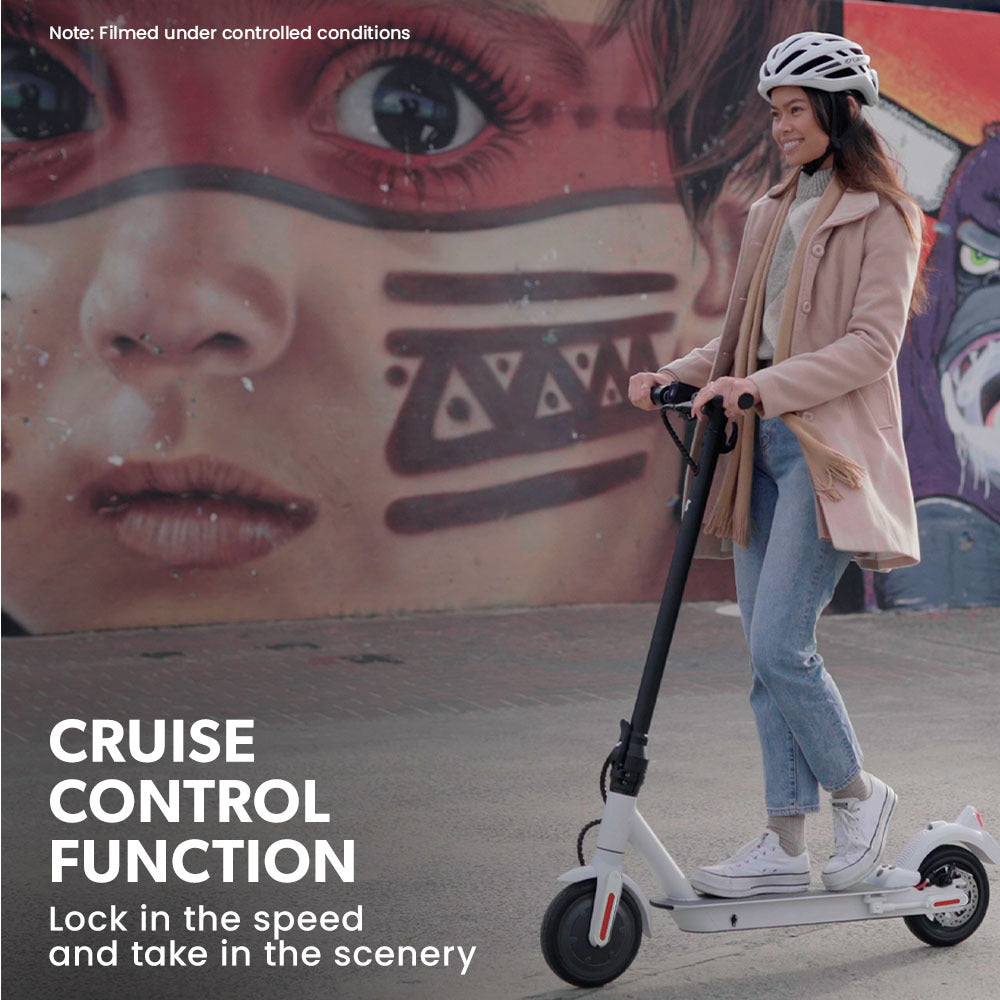 VALK Synergy 5 Electric Scooter, 400W, AU Compliant, Motorised eScooter for Adults, White