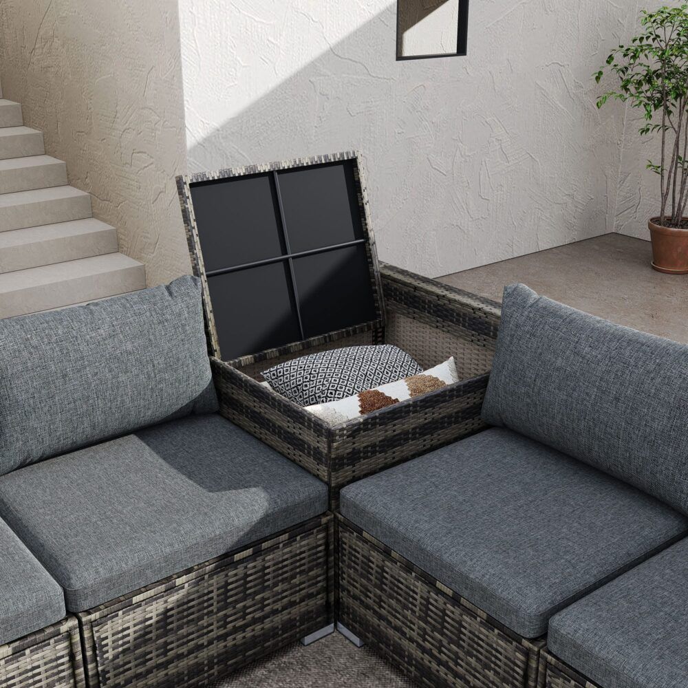 9-Piece Outdoor Setting