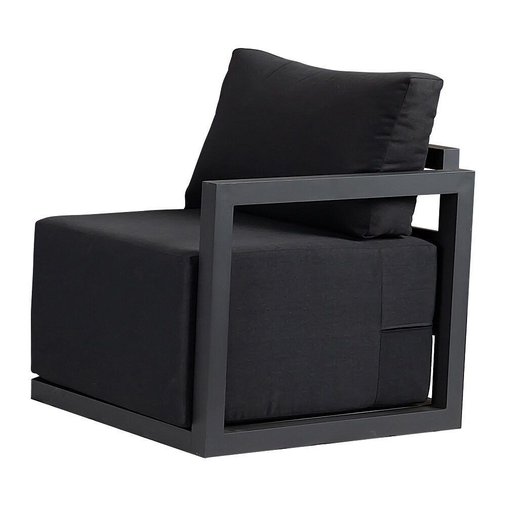 Alfresco Serenity Outdoor Lounge Set – Charcoal Grey