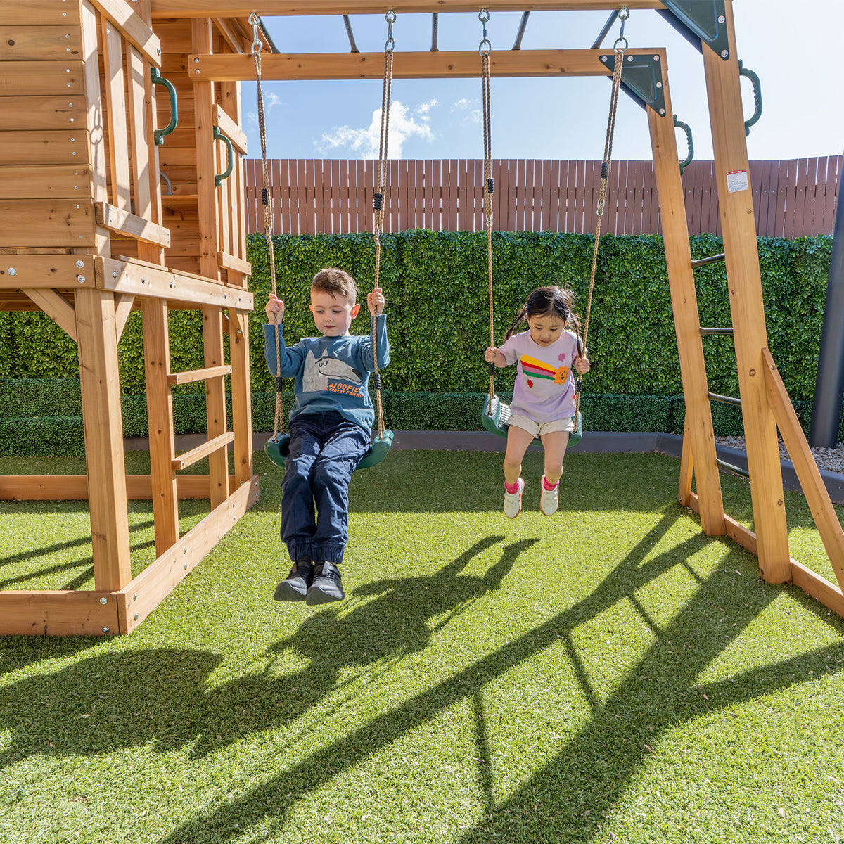 Lifespan Kids Kingston Cubby House with 2.2m Slide (Yellow)