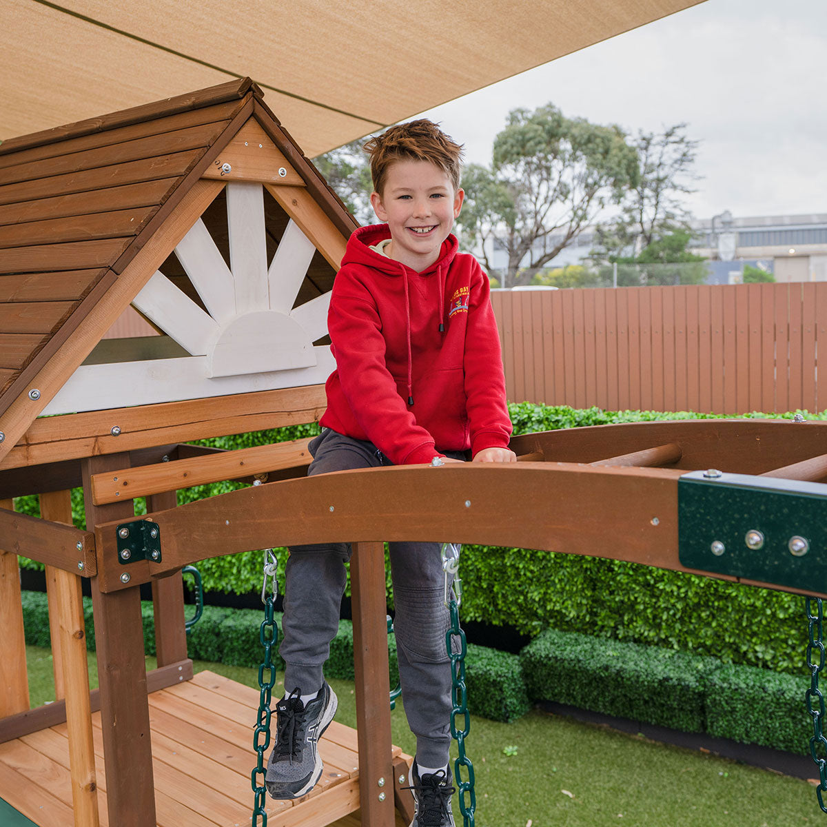 Lifespan Kids Armadale Swing Set & Play Centre with Two 2.2m Slide (Green)