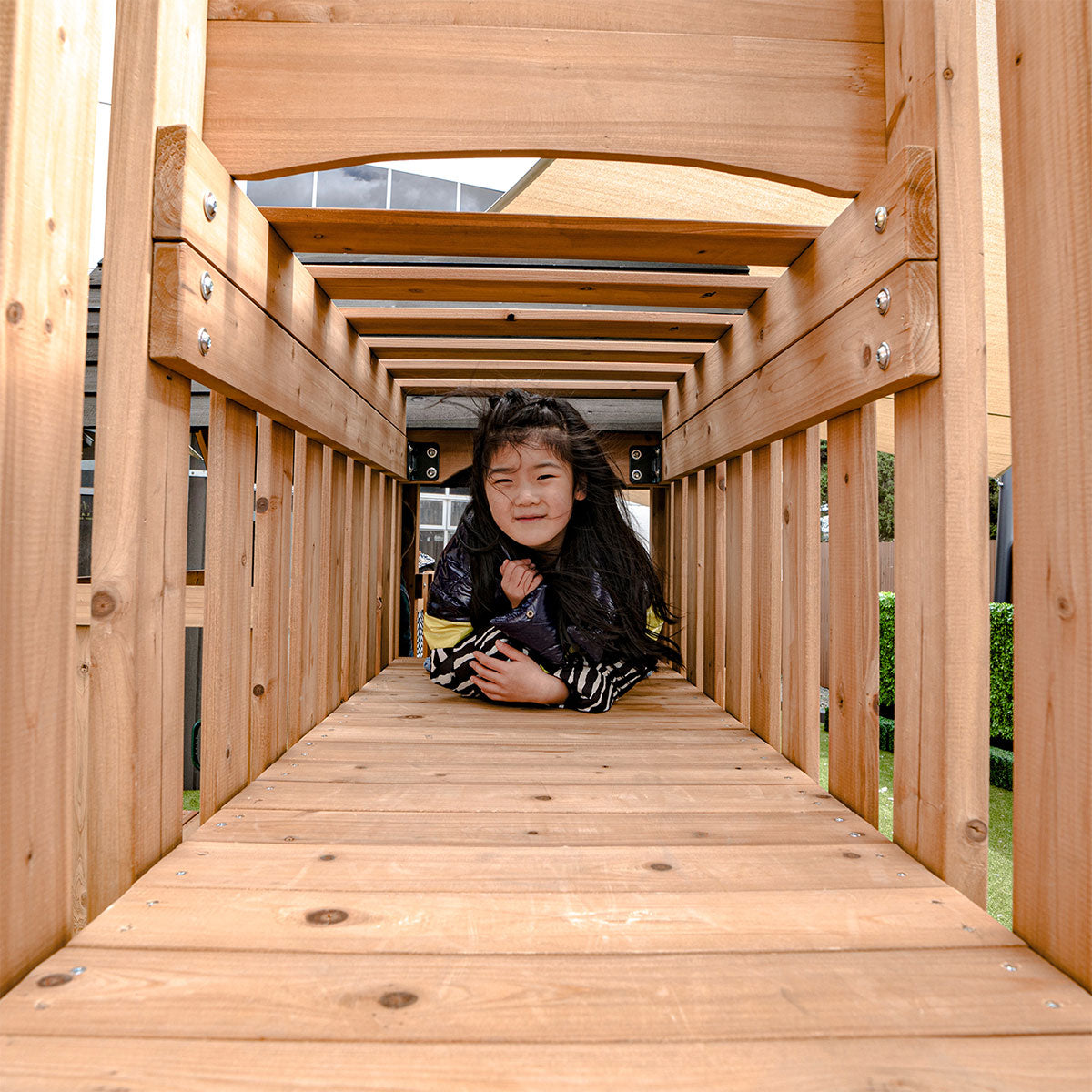 Lifespan Kids Kensington Swing Set, Monkey Bars & Play Centre with 2.2m Slide (Pastel Pink)