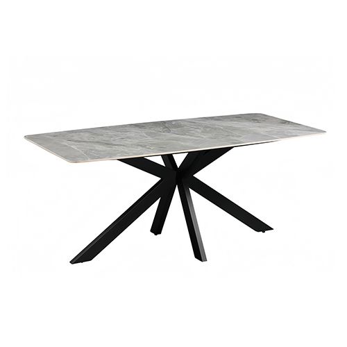 Dining Set Sintered Stone Table with PU Leather chairs