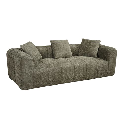 Multiple Seater Frameless Compressed Fabric 3 Seater Sofa