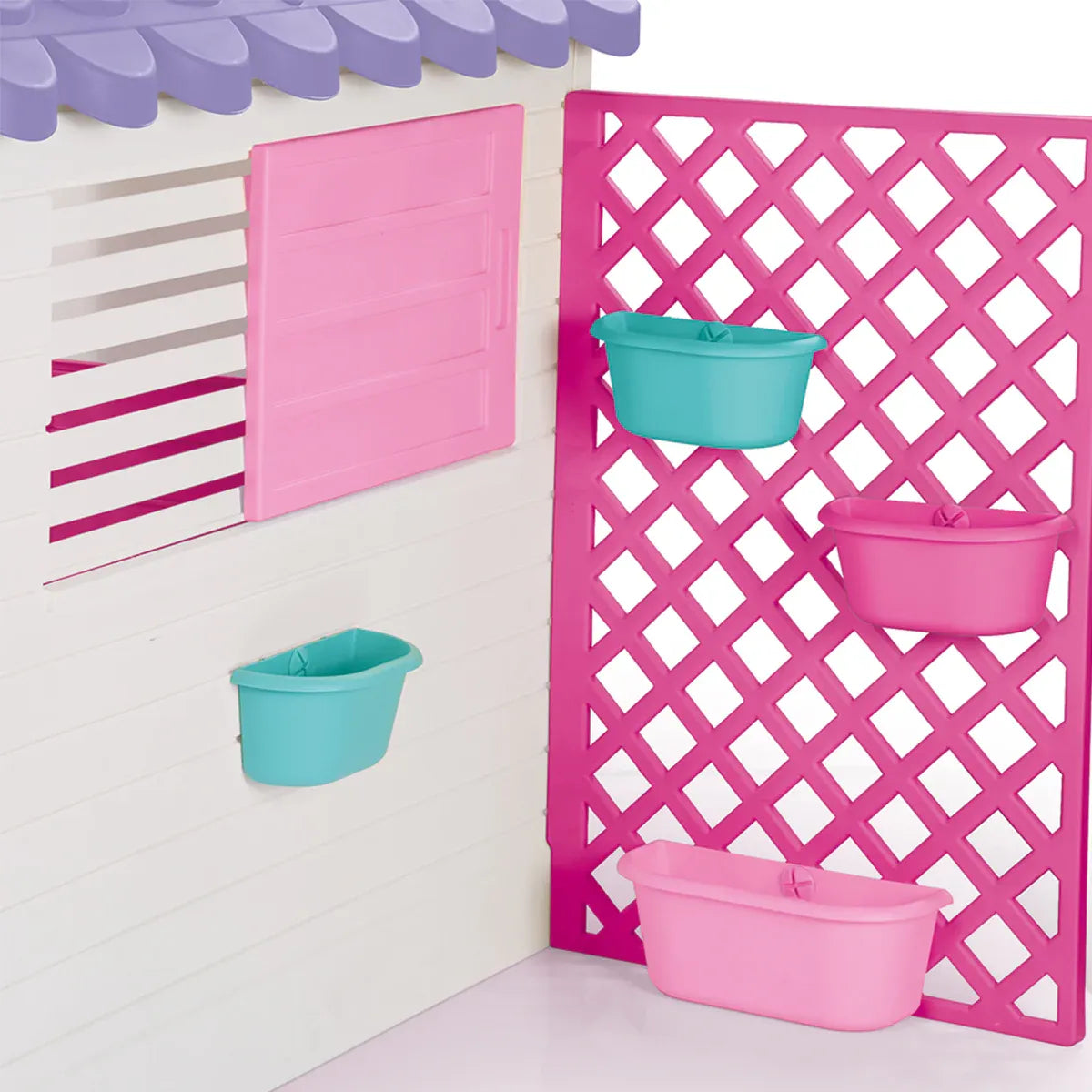 Lifespan Kids Garden Playhouse with Pink Fence