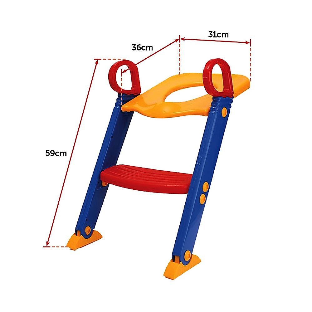Kids Toilet Ladder Baby Toddler Training Toilet Step Potty Seat Non Slip Trainer