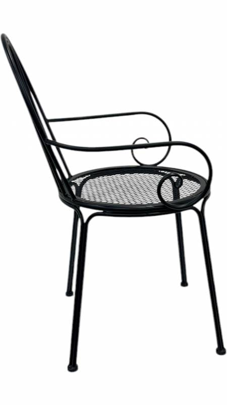 Set 2 Outdoor Vintage Chair w Arms 88cm