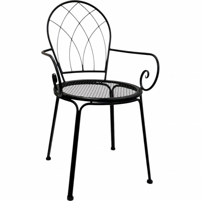 Set 2 Outdoor Modern Chair w Arms 90cm