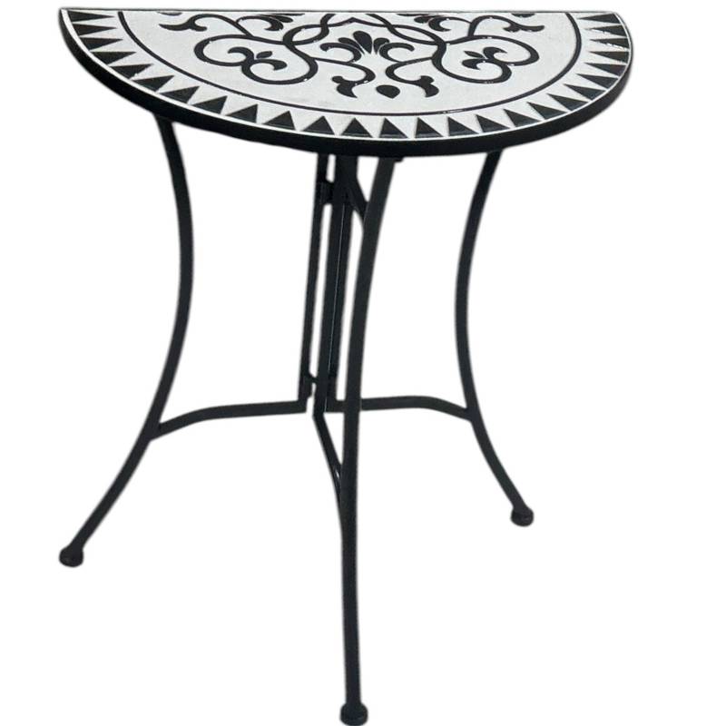 Persian Outdoor Half Round Table 69cm