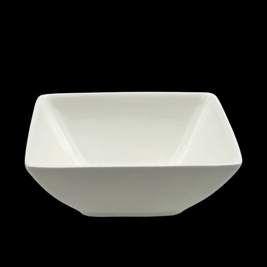 bulk 24 White Bone China Square Bowl 16x10cm