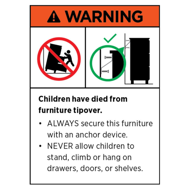 NNECN Two-Doors, Two-Drawers Wooden TV Cabinet