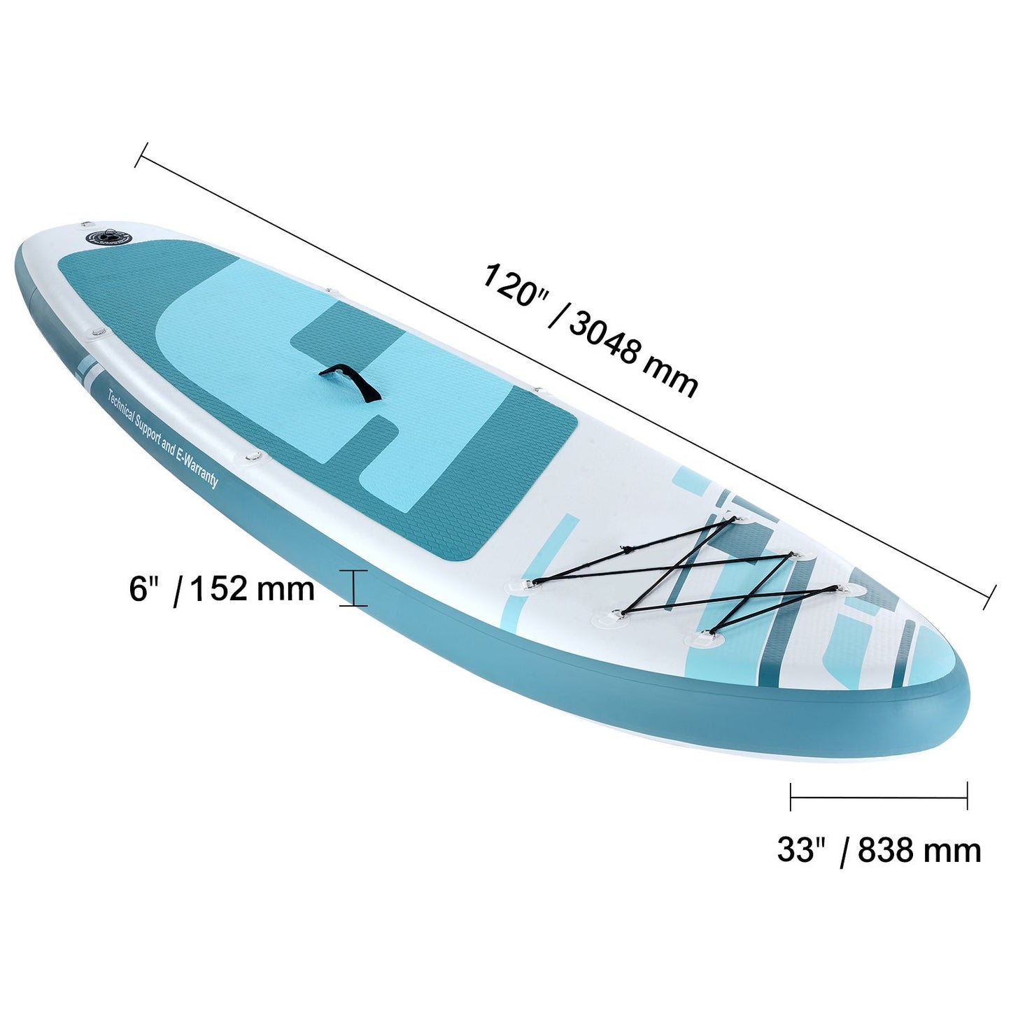 Inflatable Stand Up Paddle Board, 152 mm Wide SUP Paddleboard, with Board Accessories, Pump, Paddle, Fin, Phone Bag, Backpack, Ankle Leash, Repair Kit, Non-slip Deck for Youth & Adults